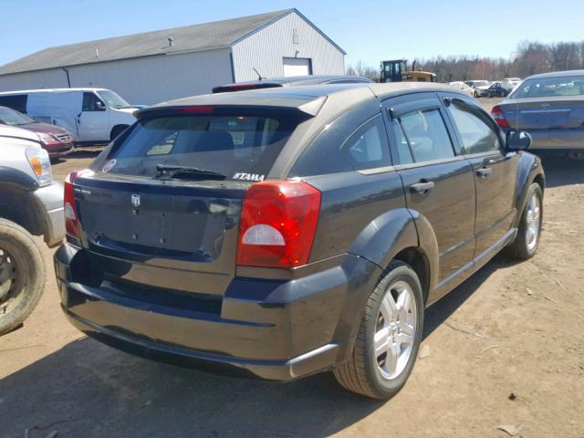 1B3HB28B88D715919 - 2008 DODGE CALIBER BLACK photo 4