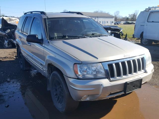 1J4GW58S64C140665 - 2004 JEEP GRAND CHER TAN photo 1