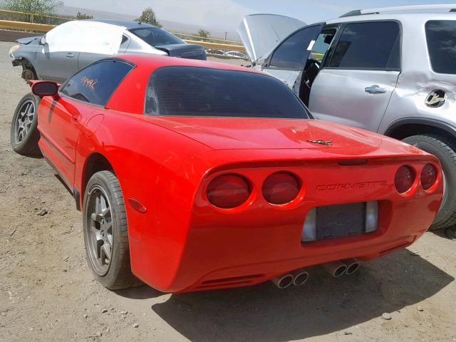 1G1YY12S025122758 - 2002 CHEVROLET CORVETTE Z RED photo 3