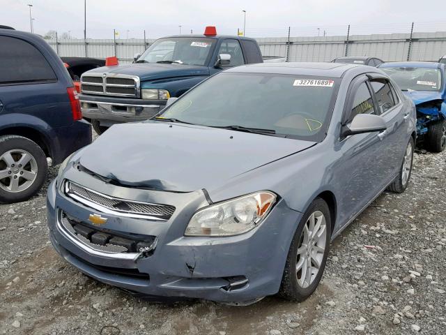 1G1ZK57799F183368 - 2009 CHEVROLET MALIBU LTZ BLUE photo 2