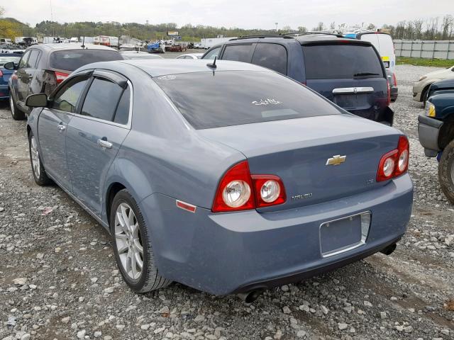 1G1ZK57799F183368 - 2009 CHEVROLET MALIBU LTZ BLUE photo 3