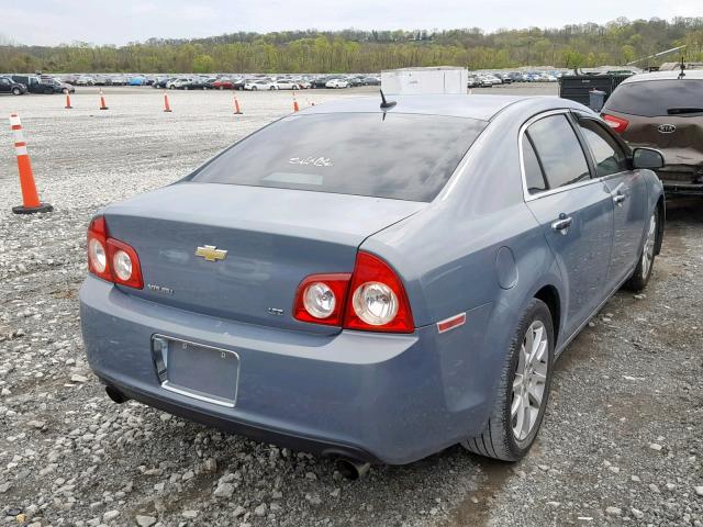 1G1ZK57799F183368 - 2009 CHEVROLET MALIBU LTZ BLUE photo 4