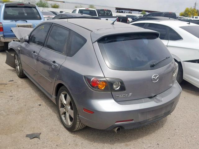 JM1BK343441147592 - 2004 MAZDA 3 HATCHBAC SILVER photo 3