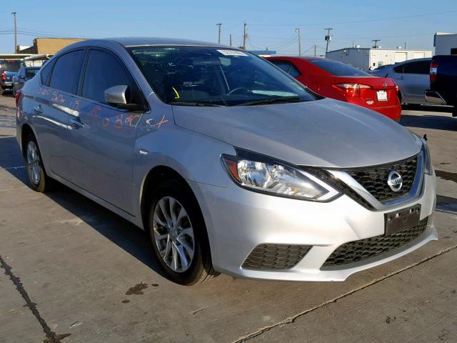 3N1AB7AP9HY378602 - 2017 NISSAN SENTRA S SILVER photo 1