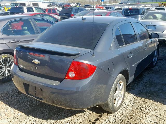 1G1AL58F587240786 - 2008 CHEVROLET COBALT LT GRAY photo 4