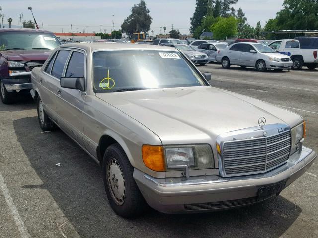 WDBCA35E0LA520874 - 1990 MERCEDES-BENZ 420 SEL CREAM photo 1