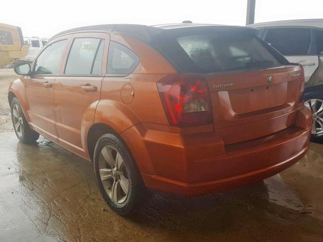 1B3CB3HA2BD268616 - 2011 DODGE CALIBER MA ORANGE photo 3