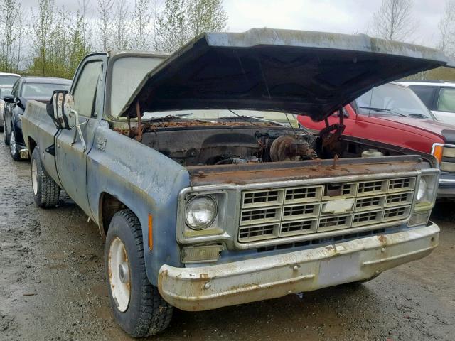 CCL247Z106237 - 1977 CHEVROLET PICK UP BLUE photo 1