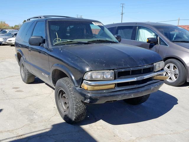 1GNCS18X53K113859 - 2003 CHEVROLET BLAZER BLACK photo 1