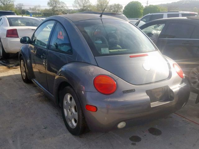 3VWCK21C42M435709 - 2002 VOLKSWAGEN NEW BEETLE Boz foto 3