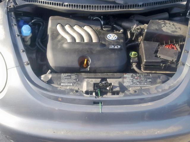 3VWCK21C42M435709 - 2002 VOLKSWAGEN NEW BEETLE Boz foto 7