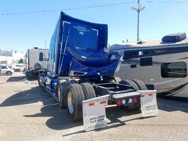 1XKYD49X2KJ293867 - 2019 KENWORTH CONSTRUCTI BLUE photo 3