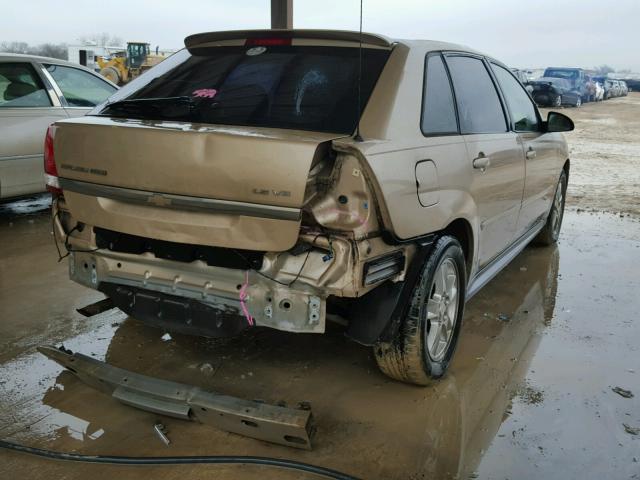 1G1ZT62815F123727 - 2005 CHEVROLET MALIBU MAX ოქროსფერი ფოტო 4