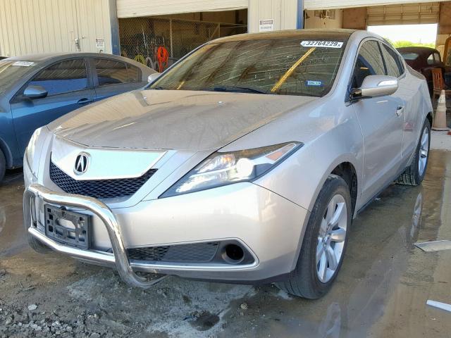 2HNYB1H47AH500688 - 2010 ACURA ZDX TECHNO SILVER photo 2