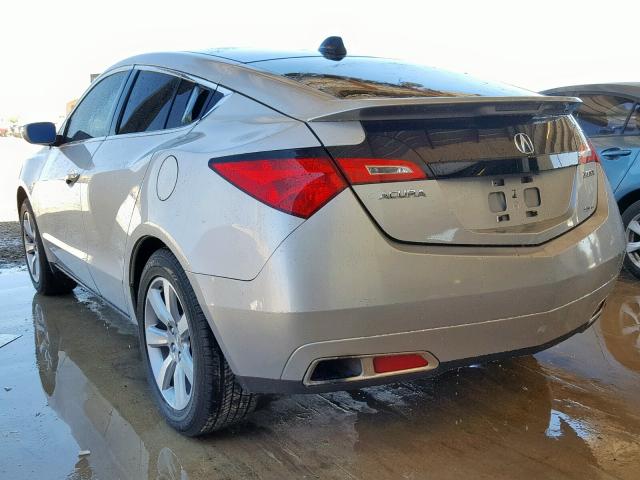 2HNYB1H47AH500688 - 2010 ACURA ZDX TECHNO SILVER photo 3