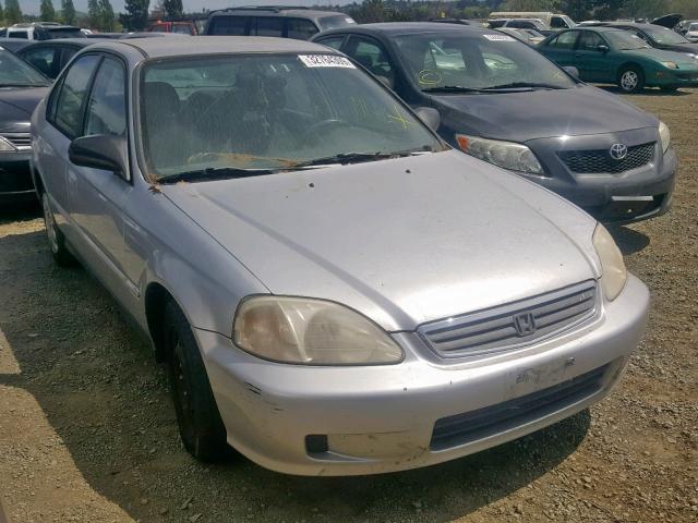 2HGEJ6619YH585627 - 2000 HONDA CIVIC BASE GRAY photo 1