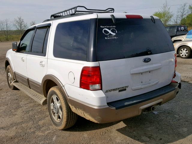 1FMFU17L64LB86325 - 2004 FORD EXPEDITION WHITE photo 3