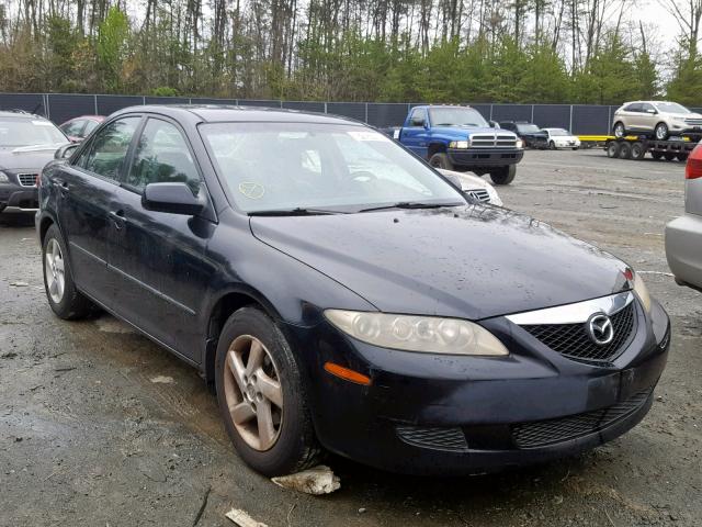 1YVFP80D635M02808 - 2003 MAZDA 6 S BLACK photo 1