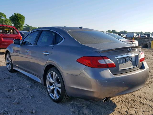 JN1BY1AP8DM514036 - 2013 INFINITI M37 GRAY photo 3