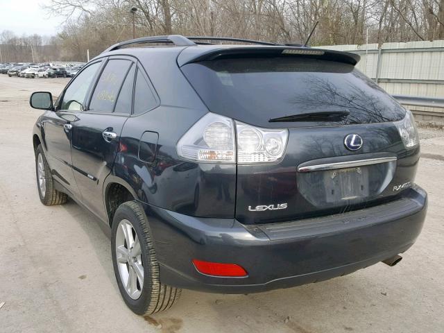 JTJHW31U182064999 - 2008 LEXUS RX 400H GRAY photo 3