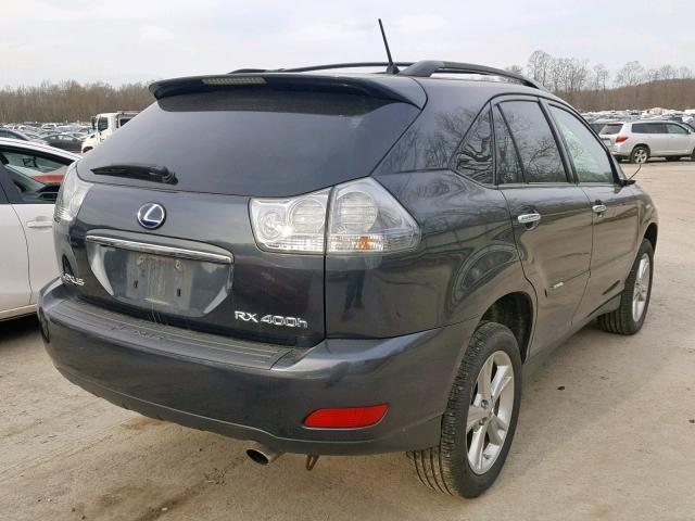 JTJHW31U182064999 - 2008 LEXUS RX 400H GRAY photo 4