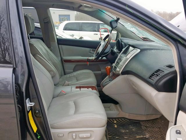 JTJHW31U182064999 - 2008 LEXUS RX 400H GRAY photo 5