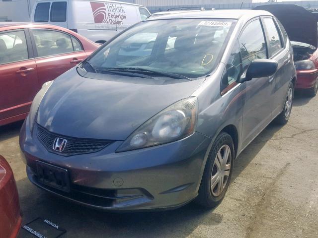 JHMGE8H30BS012054 - 2011 HONDA FIT SILVER photo 2