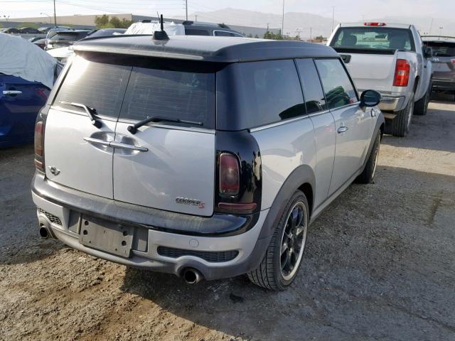 WMWMM3C58ATZ33317 - 2010 MINI COOPER S C SILVER photo 4