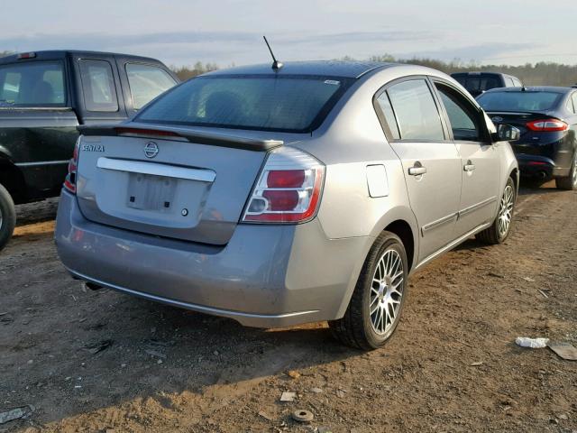 3N1AB6AP1BL662935 - 2011 NISSAN SENTRA 2.0 GRAY photo 4