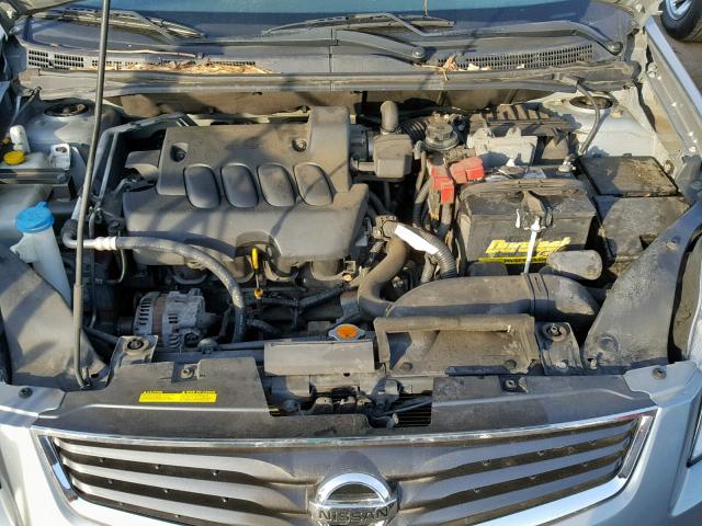 3N1AB6AP1BL662935 - 2011 NISSAN SENTRA 2.0 GRAY photo 7