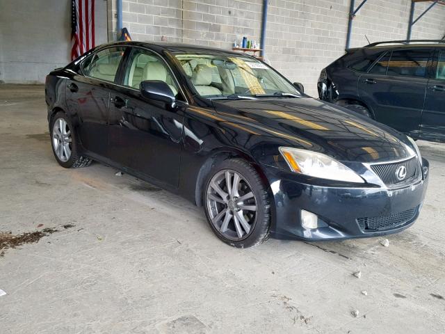 JTHBK262875026817 - 2007 LEXUS IS 250 BLACK photo 1