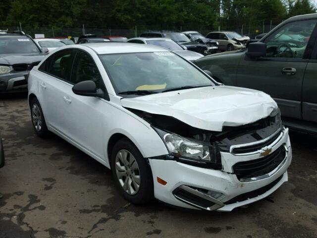 1G1PA5SH9F7115586 - 2015 CHEVROLET CRUZE LS WHITE photo 1