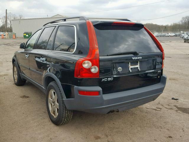 YV1CM592051134330 - 2005 VOLVO XC90 BLACK photo 3