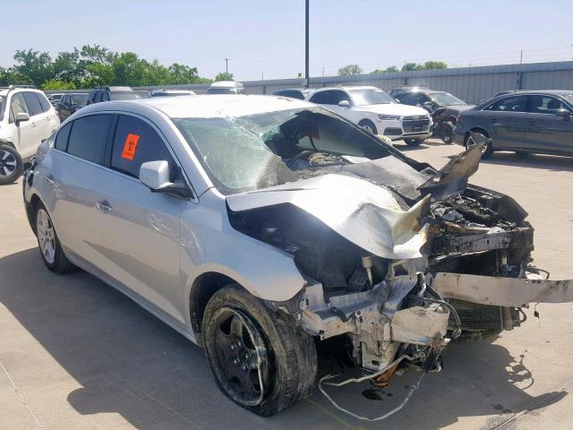 1G4GB5EG0AF325396 - 2010 BUICK LACROSSE C SILVER photo 1