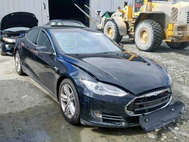 5YJSA1H22FF082406 - 2015 TESLA MODEL S 85 BLACK photo 1