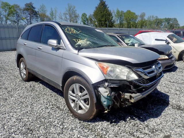 5J6RE4H77AL014103 - 2010 HONDA CR-V EXL SILVER photo 1