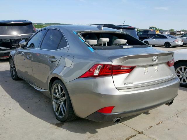 JTHBF1D22F5072773 - 2015 LEXUS IS 250 GRAY photo 3