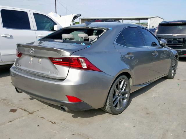 JTHBF1D22F5072773 - 2015 LEXUS IS 250 GRAY photo 4