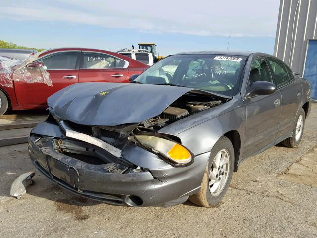 1G2NF52E54M601434 - 2004 PONTIAC GRAND AM S GRAY photo 2