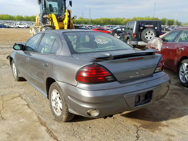1G2NF52E54M601434 - 2004 PONTIAC GRAND AM S GRAY photo 3