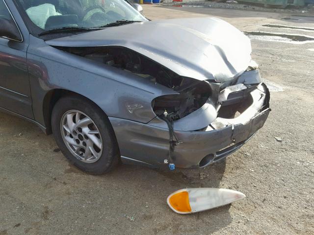 1G2NF52E54M601434 - 2004 PONTIAC GRAND AM S GRAY photo 9