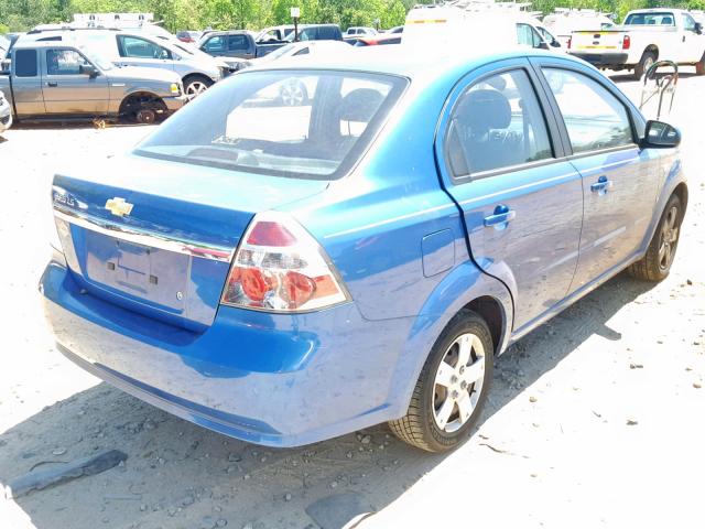 KL1TD56618B044056 - 2008 CHEVROLET AVEO BASE Mavi foto 4
