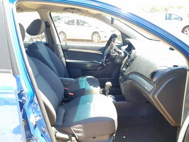KL1TD56618B044056 - 2008 CHEVROLET AVEO BASE Mavi foto 5