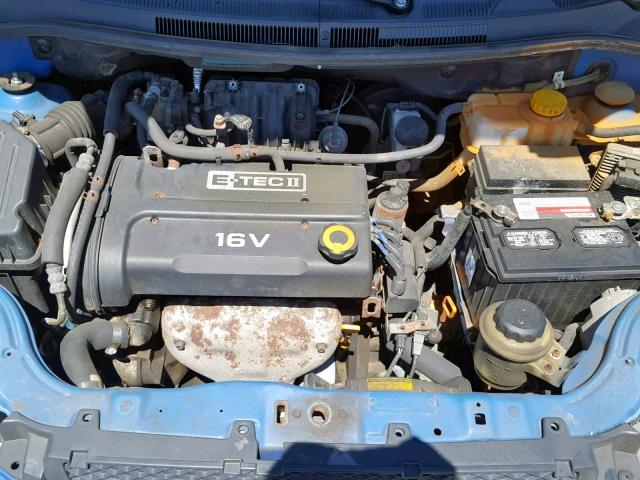 KL1TD56618B044056 - 2008 CHEVROLET AVEO BASE Mavi foto 7