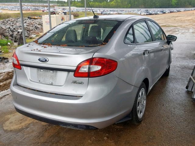 3FADP4AJ2DM203184 - 2013 FORD FIESTA S SILVER photo 4