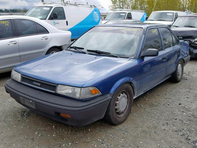 JT2AE91A8L3371212 - 1990 TOYOTA COROLLA BLUE photo 2