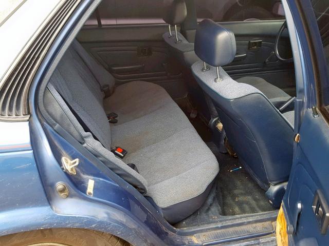 JT2AE91A8L3371212 - 1990 TOYOTA COROLLA BLUE photo 6