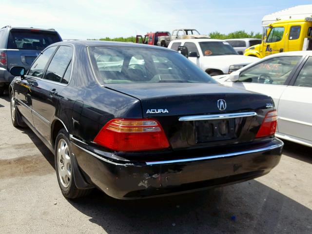 JH4KA9652XC007763 - 1999 ACURA 3.5RL BLACK photo 3