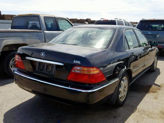 JH4KA9652XC007763 - 1999 ACURA 3.5RL BLACK photo 4