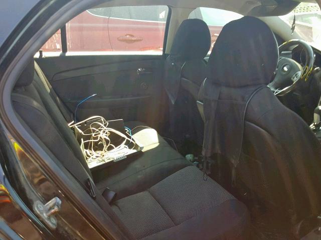 1G1ZC5E01CF253472 - 2012 CHEVROLET MALIBU 1LT 黑色 照片 6